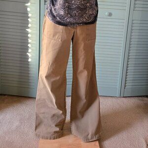 Vintage New York & Company Olive green Bootcut Utility pants, Size 4
